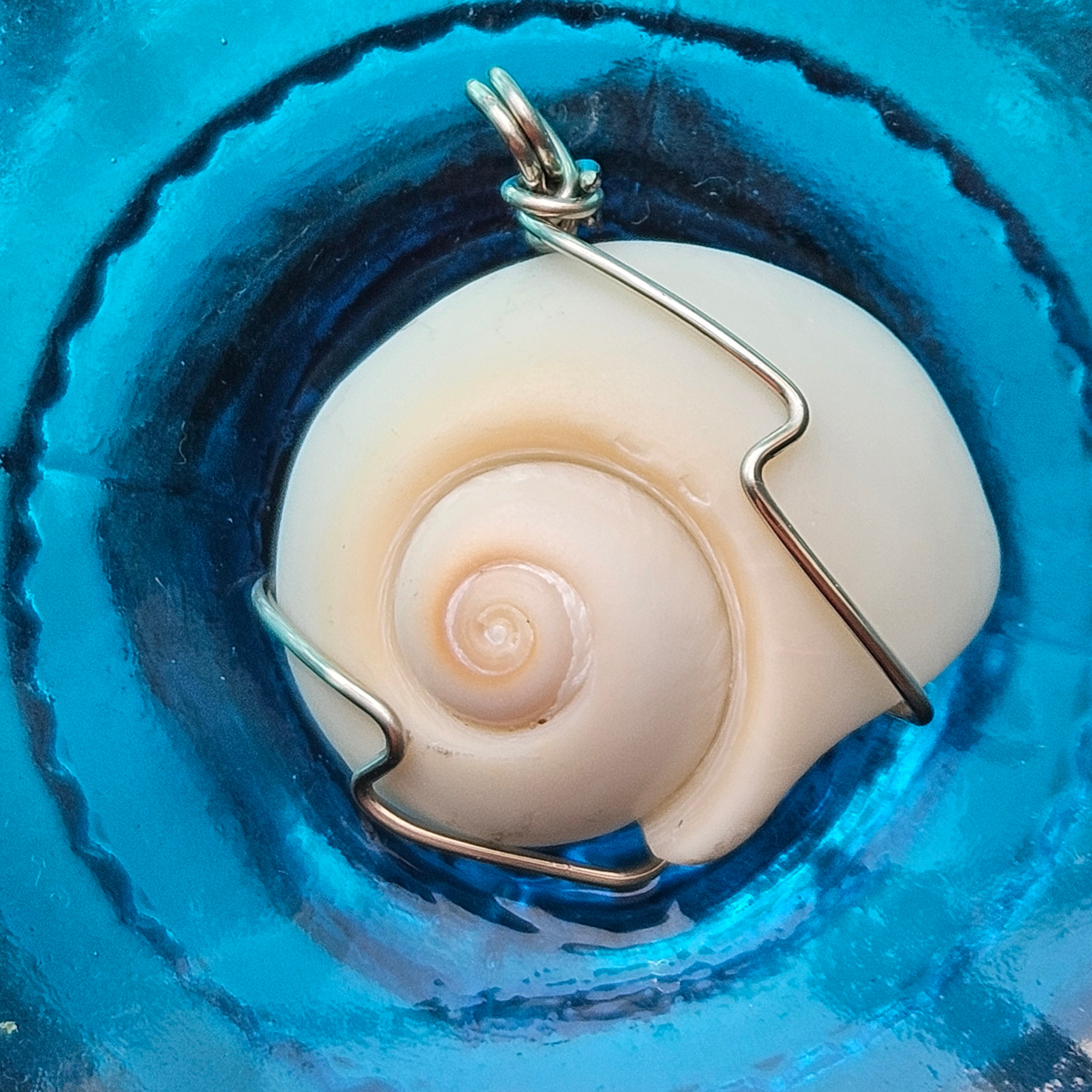 Wire wrapped necklace pendant